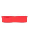 Roberta Einer Bandeau Bikini Top In Red
