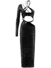 Roberta Einer Banu Sequin-embellished Dress In Black
