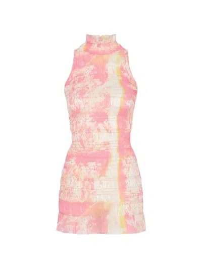 Roberta Einer Body Mini Dress In Pink