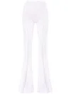 Roberta Einer Disco Open-knit Trousers In White