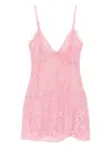 Roberta Einer Fairy Lace Mini Dress In Pink