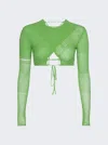 Roberta Einer Loona Knit Top In Green