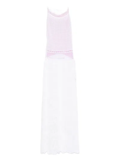 Roberta Einer Open-knit Midi Dress