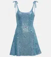 ROBERTA EINER SEQUINED MINIDRESS