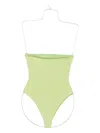 Roberta Einer Strapless Swimsuit In Green