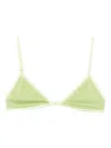 Roberta Einer Triangle-cup Bikini Top In Green