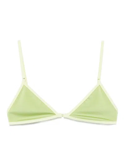 Roberta Einer Triangle-cup Bikini Top In Green