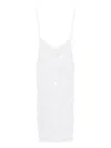 Roberta Einer 시퀸 장식 미니 드레스 In White