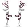 Roberta Porrati 18k White Gold 1.74ct Diamond And Ruby Earrings Rp01-051925