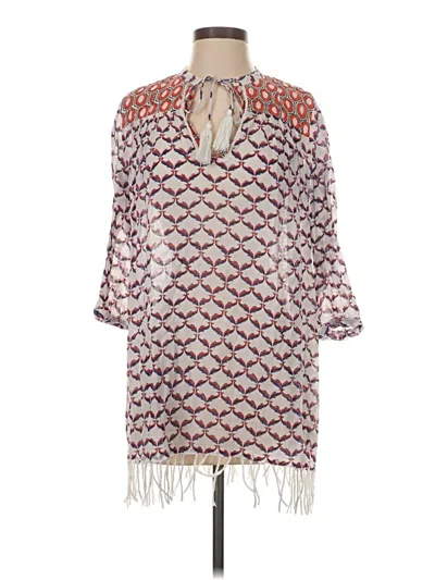 Pre-owned Roberta Roller Rabbit 3/4 Sleeve Blouse In White