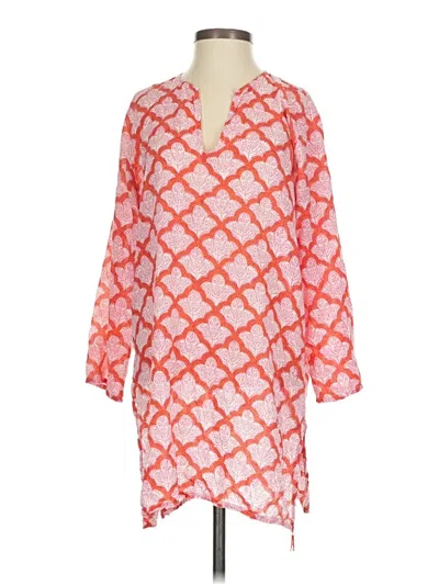 Pre-owned Roberta Roller Rabbit 3/4 Sleeve T-shirt In Orange