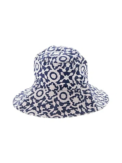 Pre-owned Roberta Roller Rabbit Kids' Bucket Hat In Blue