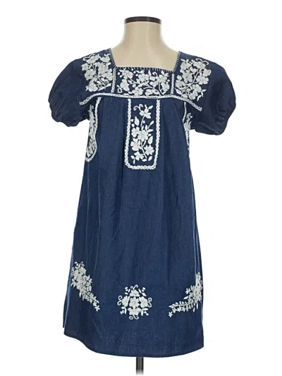 Pre-owned Roberta Roller Rabbit Casual Dress In Blue