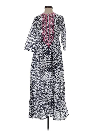 Pre-owned Roberta Roller Rabbit Casual Dress In Blue