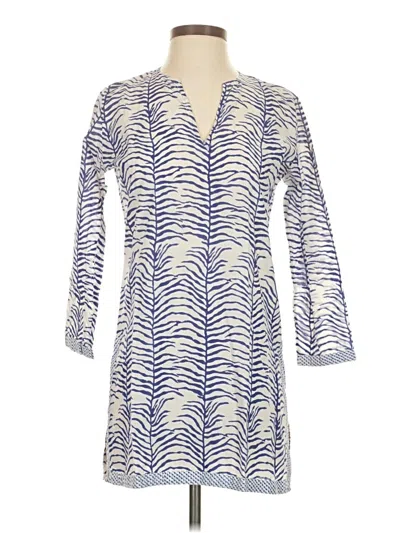 Pre-owned Roberta Roller Rabbit Casual Dress In Blue