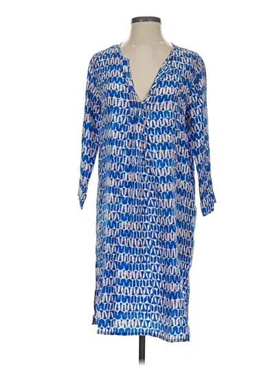 Pre-owned Roberta Roller Rabbit Casual Dress In Blue