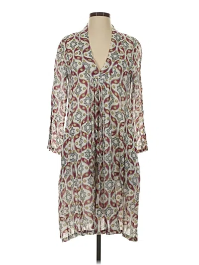 Pre-owned Roberta Roller Rabbit Casual Dress In Ivory