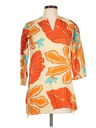 Pre-owned Roberta Roller Rabbit Casual Dress In Orange