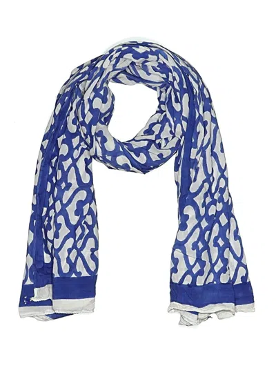 Pre-owned Roberta Roller Rabbit Scarf In Blue