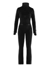Roberta Tonini Angela Zipped-stripe Skiwear In Black