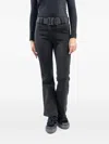 Roberta Tonini Belted Zipped-hem Trousers