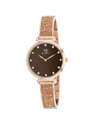 Roberto Bianci Billare Crystal-embellished 32mm Watch In Brown