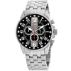 Roberto Bianci Men's Black Dial Watch In Silver
