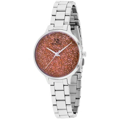 Roberto Bianci Women's Peach Dial Watch In Metallic