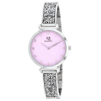 Roberto Bianci Billare Crystal-embellished 34mm Watch In Silver