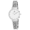 Roberto Bianci Brillare Quartz White Dial Ladies Watch Rb0200 In Silver