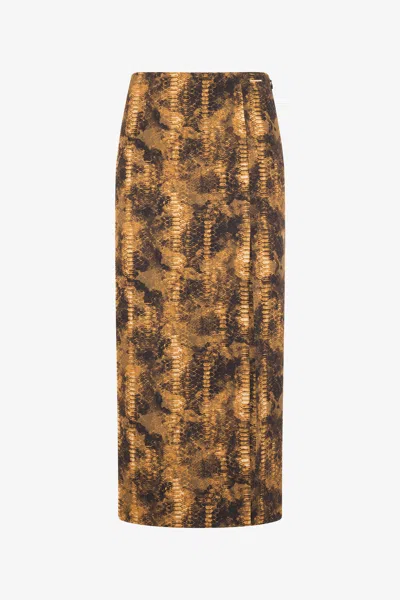 Roberto Cavalli - Female Clothing Zafferano 44 In Brown