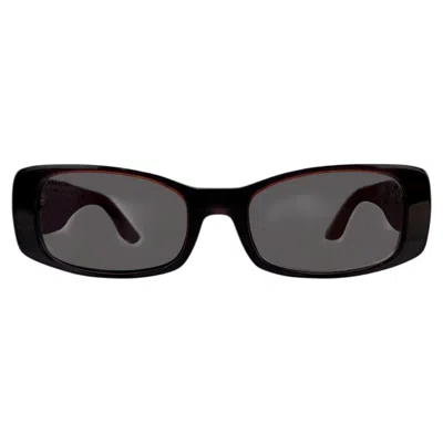 Pre-owned Roberto Cavalli 2000s  Genuine Snakeskin Burgundy Acrylic Sunglasses In Red
