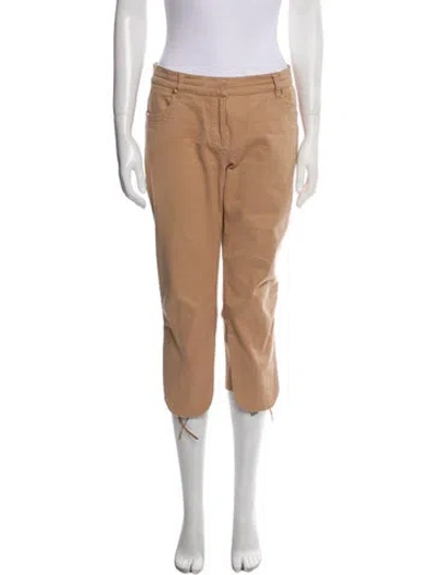 Pre-owned Roberto Cavalli 2006 Straight Leg Pants In Neutral