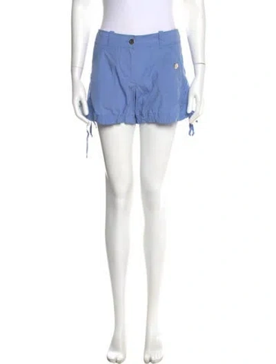 Pre-owned Roberto Cavalli 2007 Mini Shorts In Blue