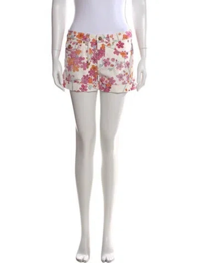 Pre-owned Roberto Cavalli 2008 Mini Shorts In White