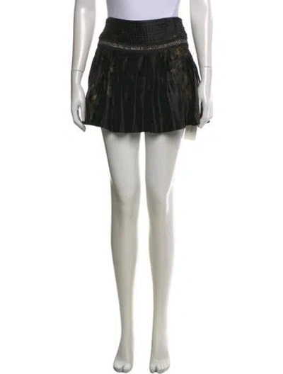 Pre-owned Roberto Cavalli 2013 Mini Skirt In Multi