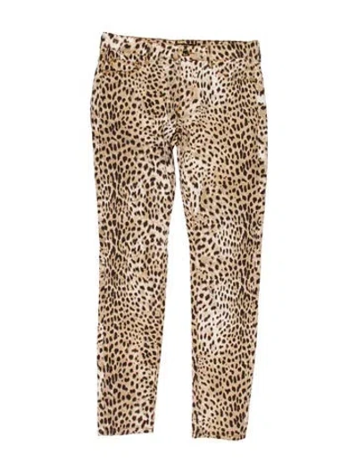 Pre-owned Roberto Cavalli 2018 Skinny Leg Jeans W/ Tags In Brown