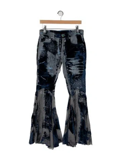 Pre-owned Roberto Cavalli 2023 Wide Leg Jeans In Blue