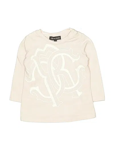 Pre-owned Roberto Cavalli Kids' 3/4 Sleeve T-shirt In Pink
