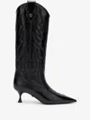 Roberto Cavalli Boots With Quilted Motif In Black