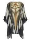 Roberto Cavalli Leinenkaftan Mit Abstraktem Muster In Multi