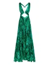 ROBERTO CAVALLI ABSTRACT-PRINT GOWN