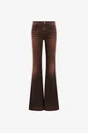 Roberto Cavalli Jeans Mit Acid-waschung In Nero/ruggine