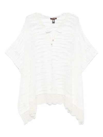 Roberto Cavalli Animal-pattern Cover-up In White