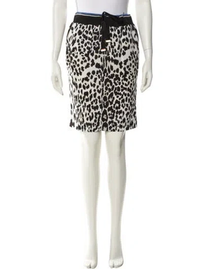 Pre-owned Roberto Cavalli Animal Print Knee-length Skirt In Neutral
