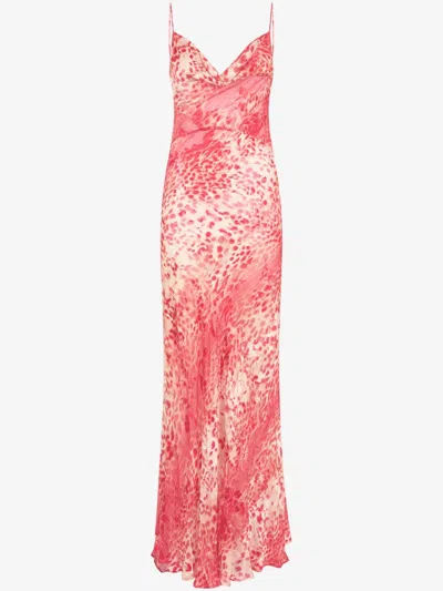 ROBERTO CAVALLI ANIMAL PRINT MAXI DRESS