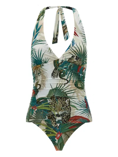 ROBERTO CAVALLI ANIMAL-PRINT SWIMSUIT