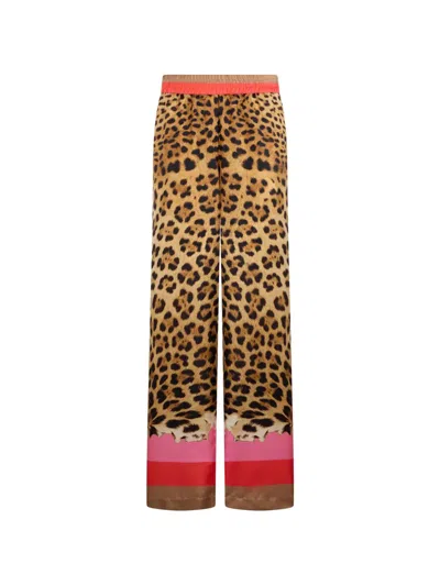 Roberto Cavalli Animal-print Trousers In Animal Print
