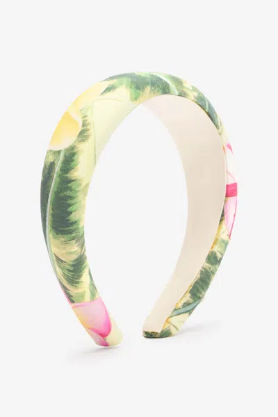 Roberto Cavalli Animalier Bubble Kids Print Headband In Multi