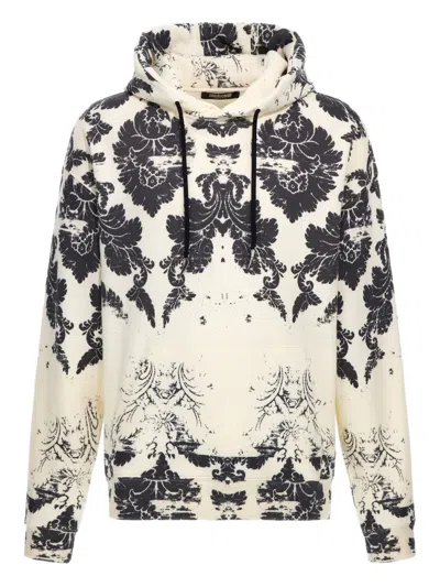 Roberto Cavalli Appaloosa-print Hoodie In White